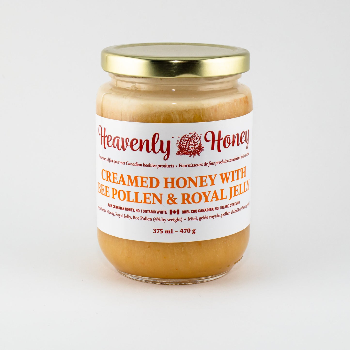Creamed Honey + Bee Pollen + Royal Jelly